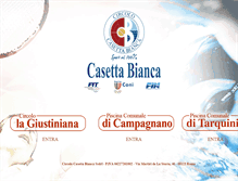 Tablet Screenshot of casettabianca.com